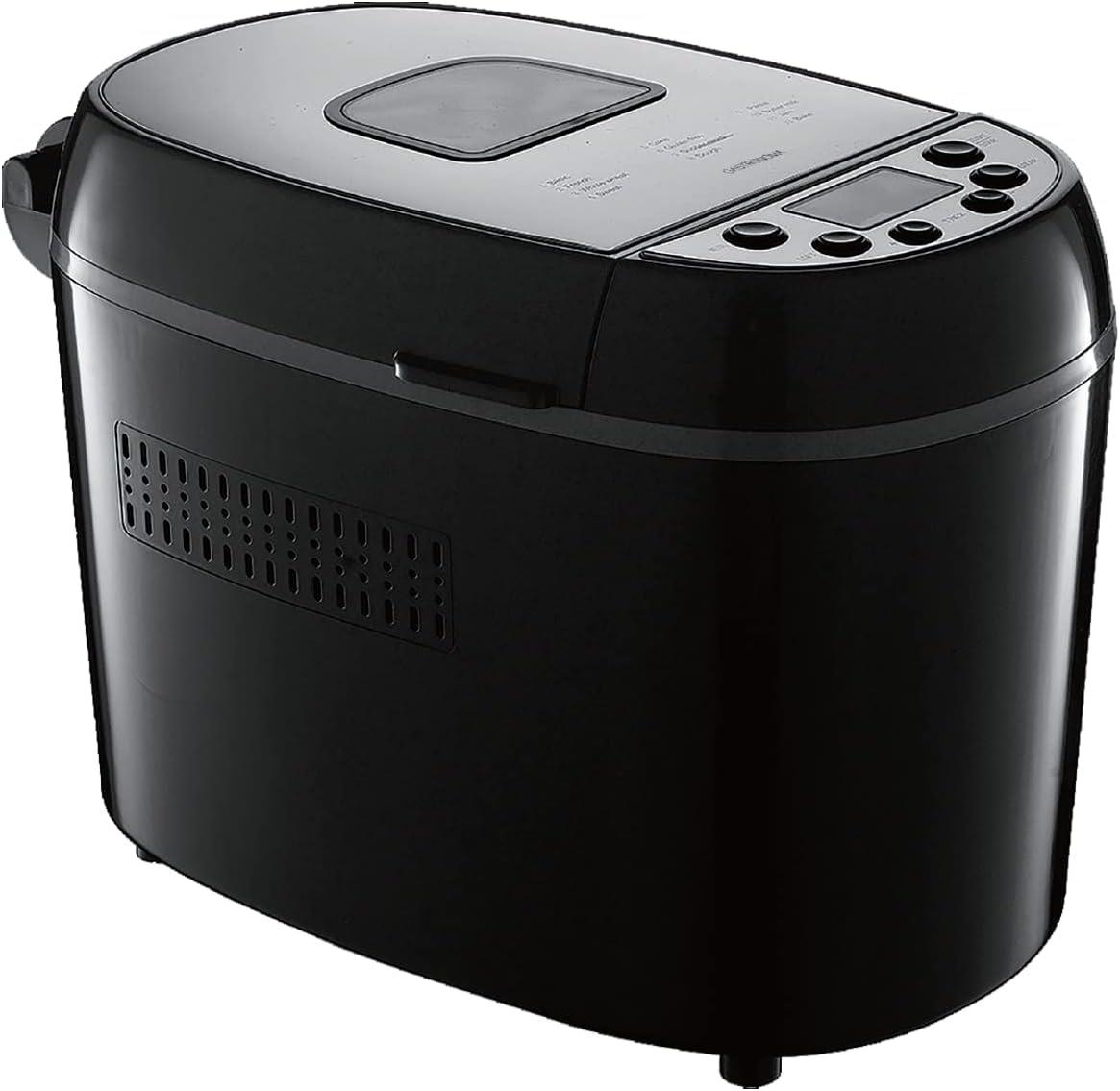 Gastronoma 18260001 | Automatic Bread Maker | 12 Digital Preset Programs | Time | LCD Screen | Black