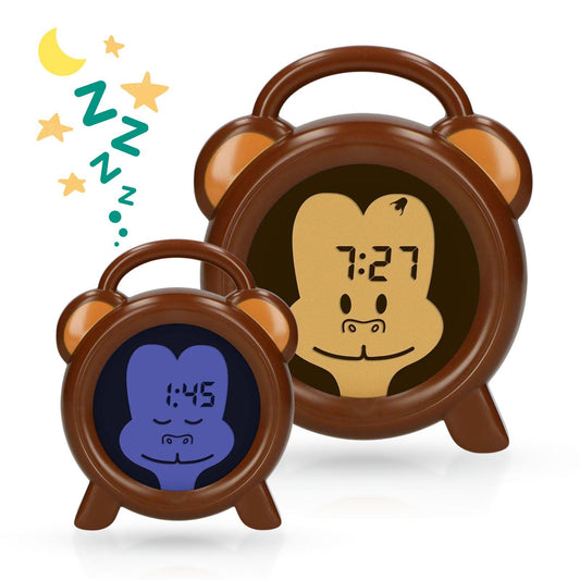 Alecto BC-100 MONKEY | Sleep Trainer & Night Lamp Light / Alarm Clock | Monkey