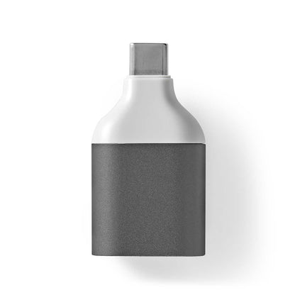 Nedis USB-C™ Adapter | USB 3.2 Gen 1 | USB-C™ Male | VGA Female | Full HD 1080p | Round | Nickel Plated | Black / Grey | Envelope