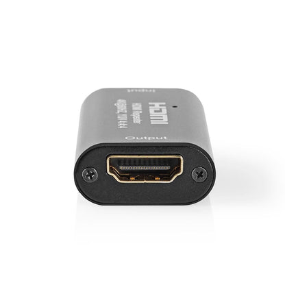 Nedis HDMI™ Repeater | 40.0 m | 4K@60Hz | 18 Gbps | Metal | Anthracite