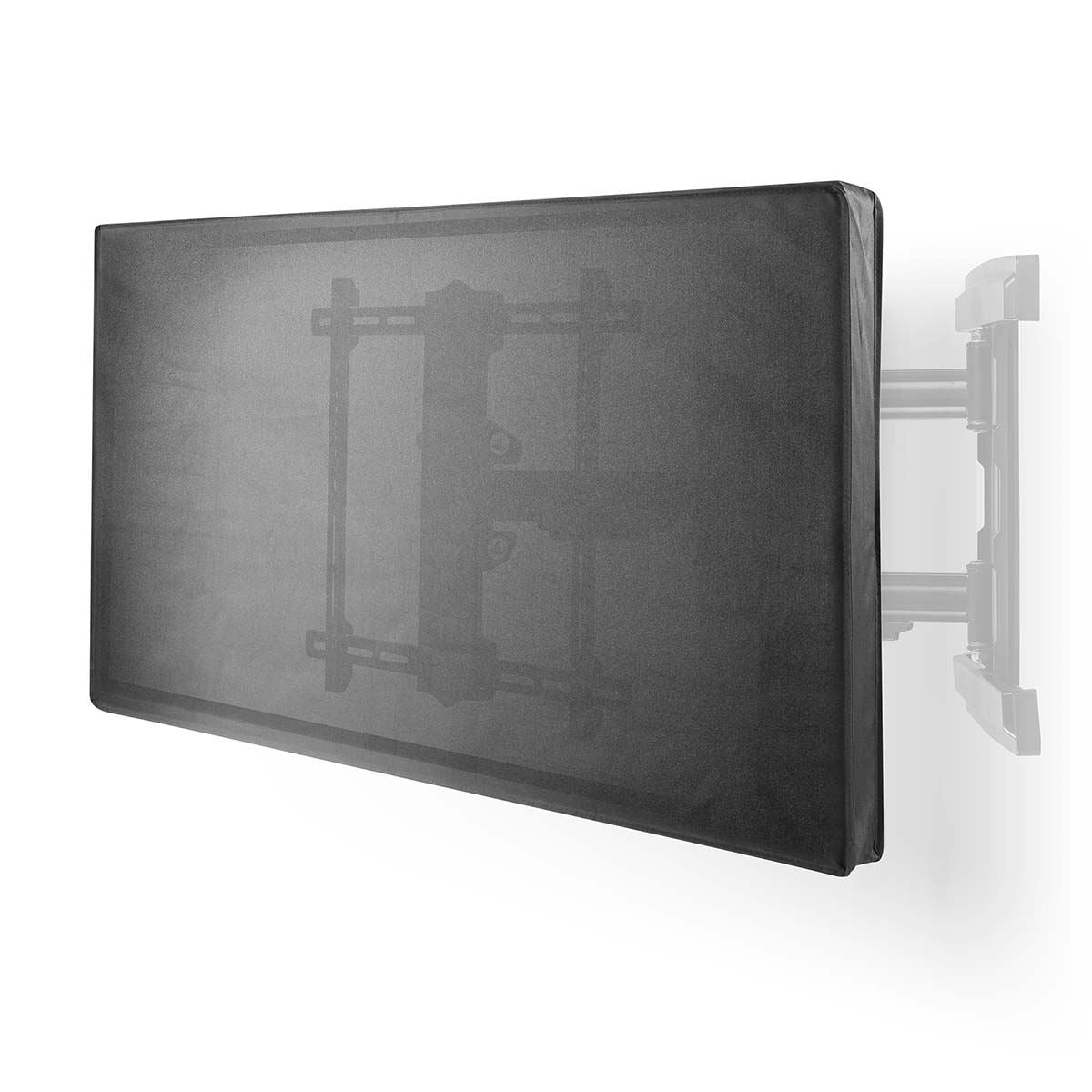 Nedis Outdoor TV Screen Cover | Screen size: 65 - 70 " | Supreme Quality Oxford | Black