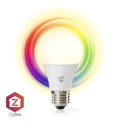Nedis SmartLife Full Colour LED Bulb | Zigbee 3.0 | E27 | 806 lm | 9 W | RGB / Warm to Cool White | 2200 - 6500 K | Android™ / IOS | Bulb | 1 pcs