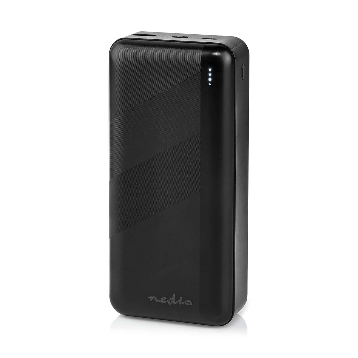 Nedis Powerbank | 32000 mAh | 2.4 / 3.0 / 3.25 A | Number of outputs: 2 | Output connection: 1x USB-A / 1x USB-C™ | Input connection: 1x Micro USB / 1x USB-C™ | PD3.0 45W / PD3.0 65W | Lithium-Polymer