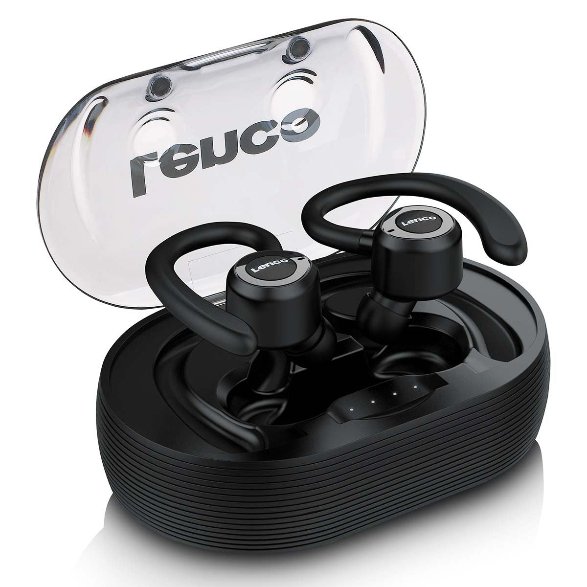 Lenco EPB-460BK | Sport IPX5 TWS Bluetooth® | Rechargable In-Ear Earphones | Black