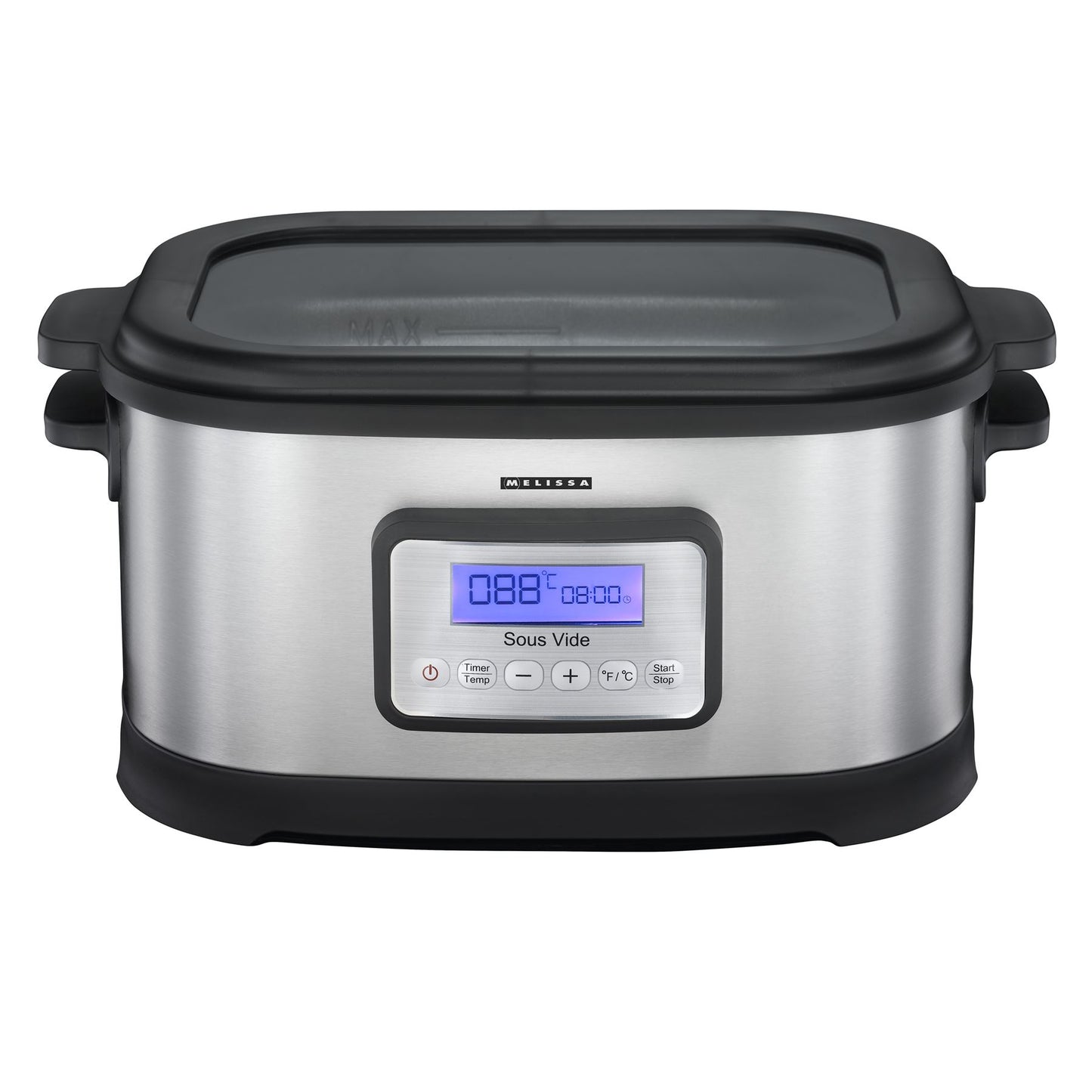 MELISSA Sous Vide with LCD Timer | 6L | 520W | Black / Stainless Steel