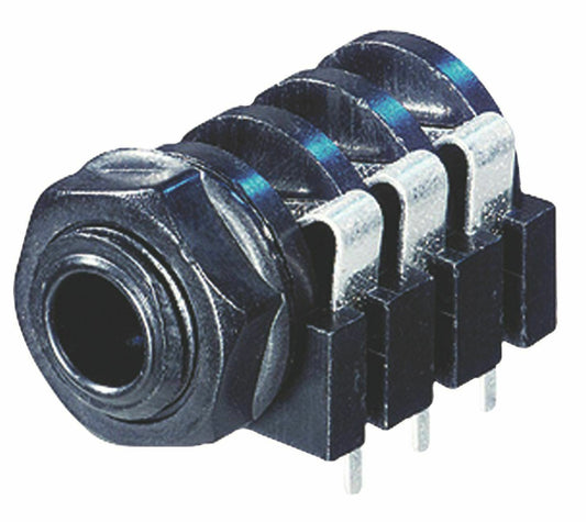 Neutrik Stereo Connector 6.35 mm Female Black