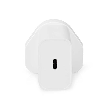 Nedis Wall Charger | 20 W | Quick charge feature | 1.67 / 2.22 / 3.0 A | Number of outputs: 1 | USB-C™ | Automatic Voltage Selection | White