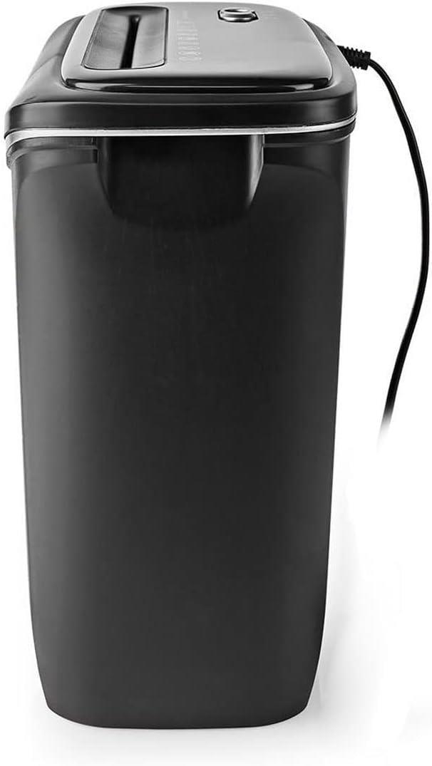 Nedis Paper Shredder | Cross Cut | 6x A4 pages | 12 l | Safety standard: DIN 4 | 300 W | Black