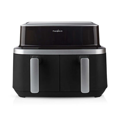 Nedis Hot Air Fryer | 2x4.2 l | Timer: 60 min | Number of preset programs: 10 | Digital