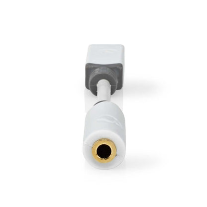 Nedis USB-C™ Adapter | USB 2.0 | USB-C™ Male | 3.5 mm Female | 0.10 m | Round | Gold Plated | PVC | White | Box