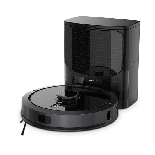 Nedis SmartLife Robot Vacuum Cleaner | Laser Navigation | Wi-Fi | Capacity collection reservoir: 0.6 l | Automatic charging | Maximum operating time: 3 hrs | Black | Android™ / IOS