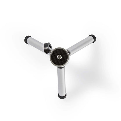 Nedis Tripod | Maximum load capacity: 0.8 kg | Minimum working height: 11 cm | Maximum working height: 14.5 cm | 1 Segment | Ball Head | Travel bag included | ABS / Steel | Silver