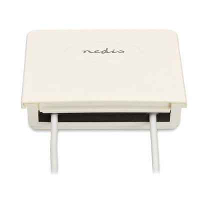 Nedis MAMP26700WT | Mast Amplifier | Number of outputs: 2 | Gain control: 15 - 30 dB | F-Female | Noise figure: 4 dB | White