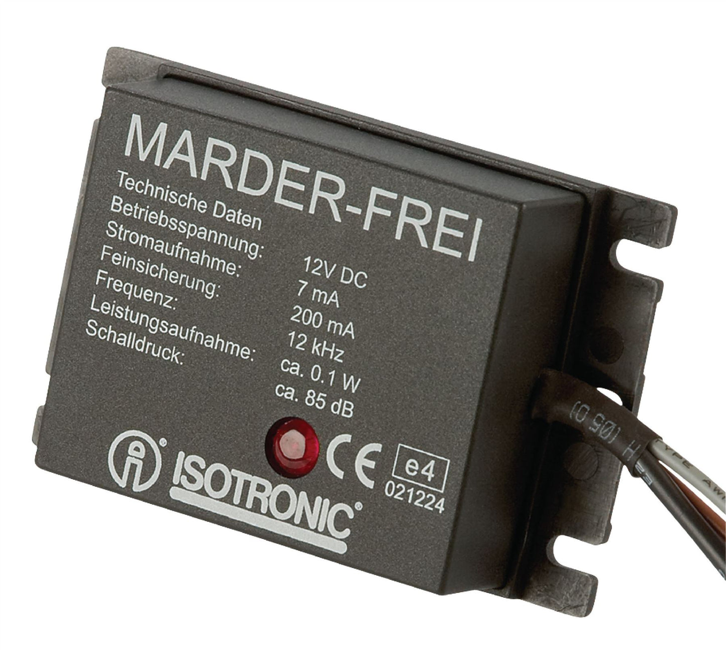 Isotronic Marten Repellent Device 12 kHz Outdoor 12 V