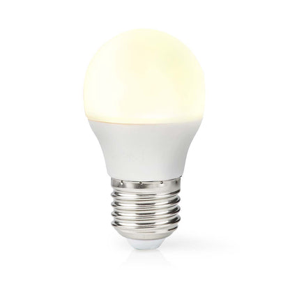 Nedis LED Bulb E27 | G45 | 4.9 W | 470 lm | 2700 K | Warm White | Retro Style | Frosted | 1 pcs | 86.453.234