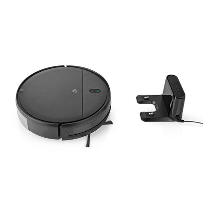Nedis SmartLife Robot Vacuum Cleaner | Random | Wi-Fi | Capacity collection reservoir: 0.2 l | Automatic charging | Maximum operating time: 1.8 hrs | Black | Android™ / IOS