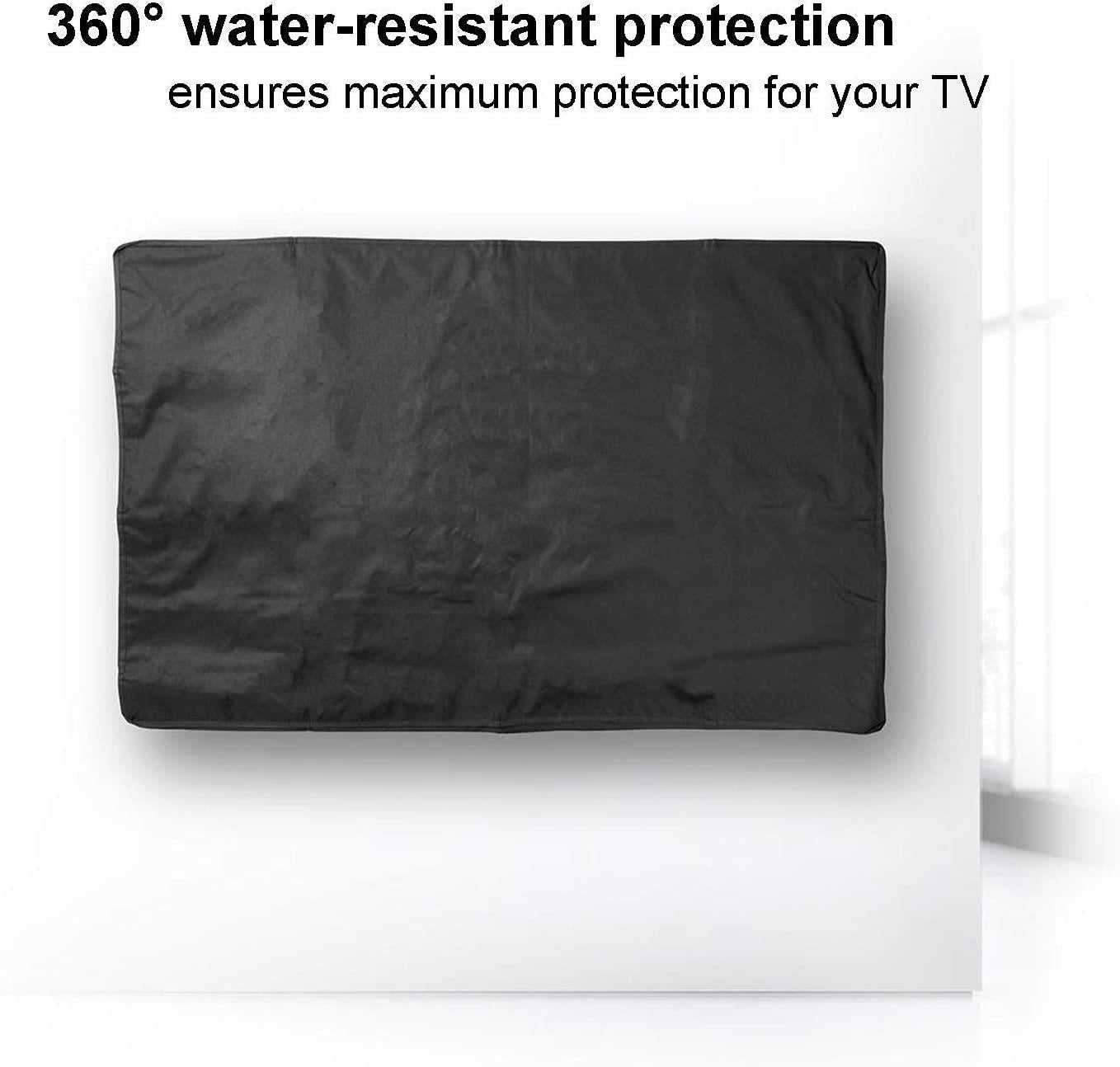 Nedis Outdoor TV Screen Cover | Screen size: 55 - 58 " | Supreme Quality Oxford | Black