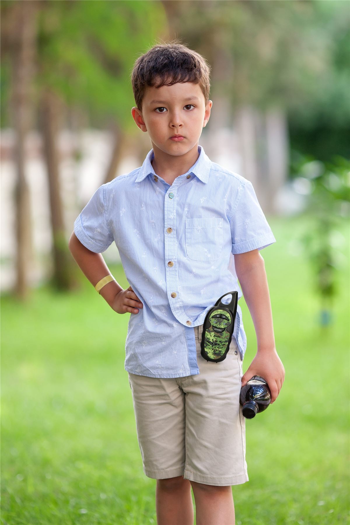 Alecto Walkie-Talkie Set | 2 Handsets | Up to 3 km | Frequency channels: 3 | PTT | up to 3 Hours | Camouflage