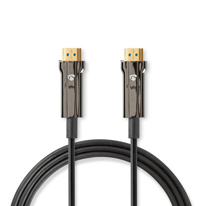 Nedis Active Optical Ultra High Speed HDMI™ Cable with Ethernet | HDMI™ Connector | HDMI™ Connector | 8K@60Hz | 48 Gbps | 30.0 m | Round | PVC | Black | Gift Box