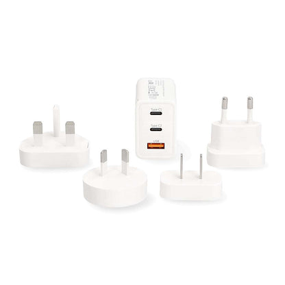 Nedis Travel Adapter | 100 - 240 V AC 50/60 Hz | 65 W | White