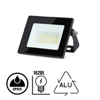 Nedis LED Floodlight | 4000 K | Rated luminous flux: 1620 lm | IP65 | 1.00 m | Energy class: F | 220 - 240 V AC 50/60 Hz | 20 W
