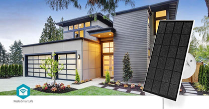 Nedis Solar Panel | 5.3 V DC | 0.5 A | USB Type-C™ | Cable length: 3.00 m | Accessory for: WIFICBO30WT / WIFICBO32WT