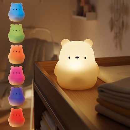 Alecto BC140BEAR | Rechargeable LED Chrildresn Night Light, Bear