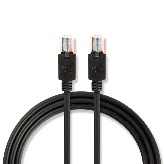 Nedis CAT5e Network Cable | U/UTP | RJ45 Male | RJ45 Male | 15.0 m | Round | LSZH | Anthracite | Window Box