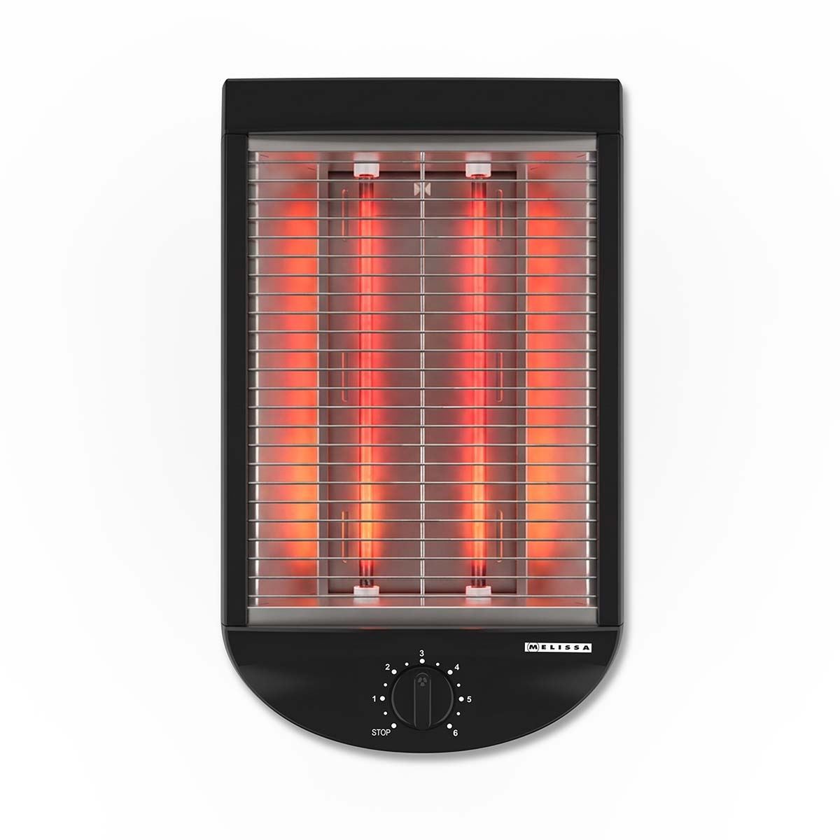 MELISSA Flat Bed Toaster | Removable Crumb Tray | Auto Off | Buzzer | 600W | Black