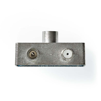Nedis Satellite & Antenna Adapter | IEC (Coax) Female | F Female / IEC (Coax) Male | Nickel Plated | 75 Ohm | Straight | Metal | Metal / Silver | 1 pcs | Box