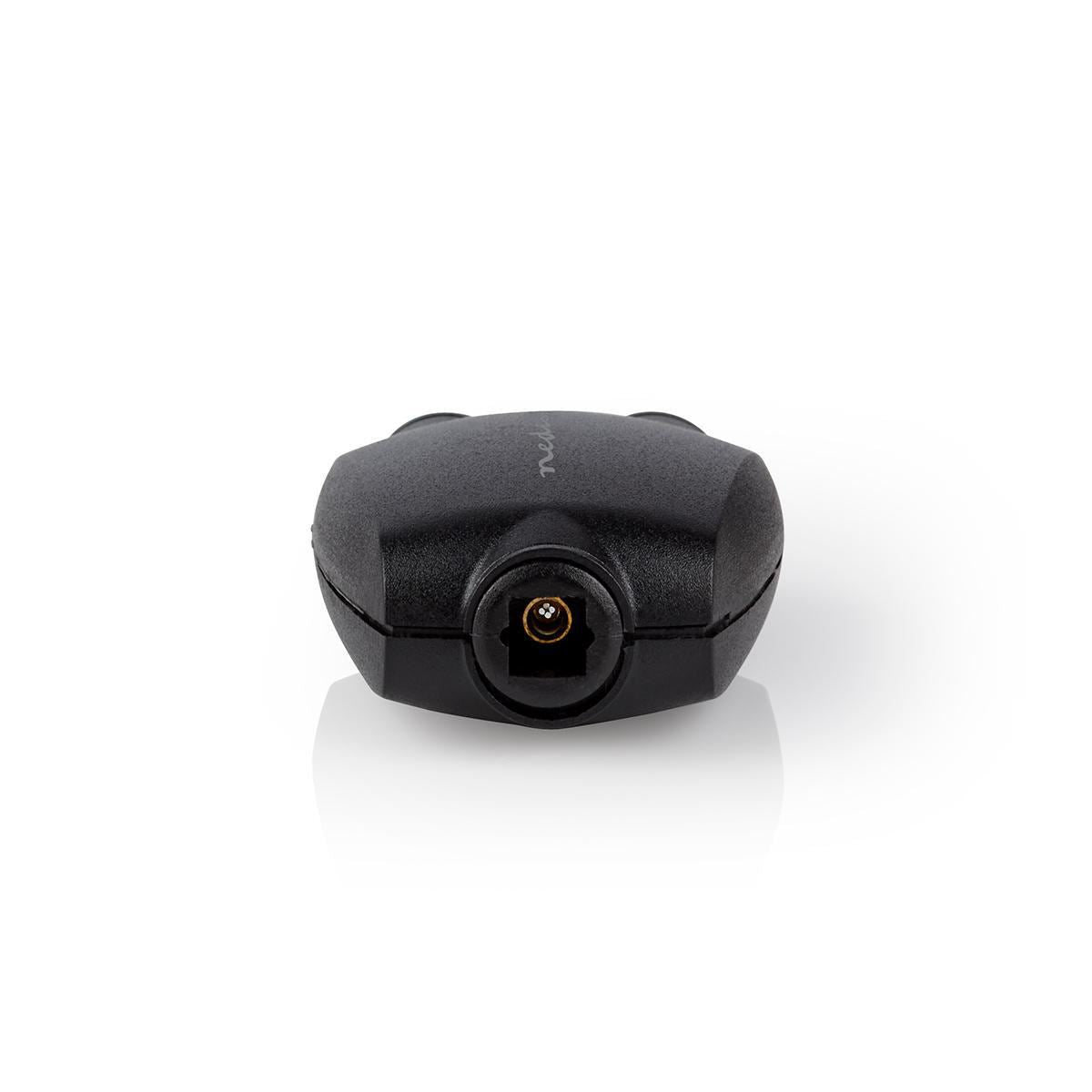 Nedis TosLink Adapter | TosLink Female | 2x TosLink Female | Splitter | ABS | Black | 1 pcs | Blister
