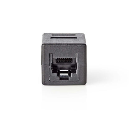 Nedis Network Coupler | CAT5e / CAT6 | Unshielded | RJ45 Female | RJ45 Female | Straight | ABS | Box