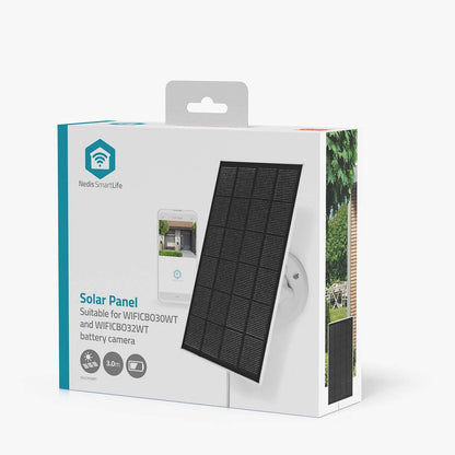 Nedis Solar Panel | 5.3 V DC | 0.5 A | USB Type-C™ | Cable length: 3.00 m | Accessory for: WIFICBO30WT / WIFICBO32WT