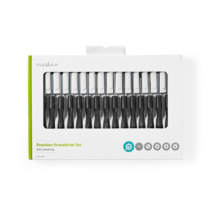 Nedis Precision Screwdriver Set | 3x PH / 4x Flat / 4x Hex / 4x Tx