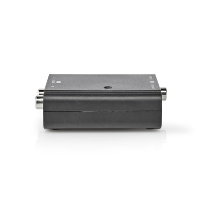 Nedis Digital Audio Converter | 2-way | Connection input: 1x S/PDIF (RCA) Female / 1x TosLink Female | Connection output: 2x RCA Male | ARC | Manual | Black