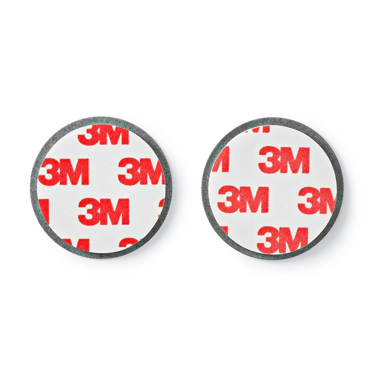 Nedis Detector Mount | Diameter: 39.4 mm | Magnetic | Adhesive Tape | Silver