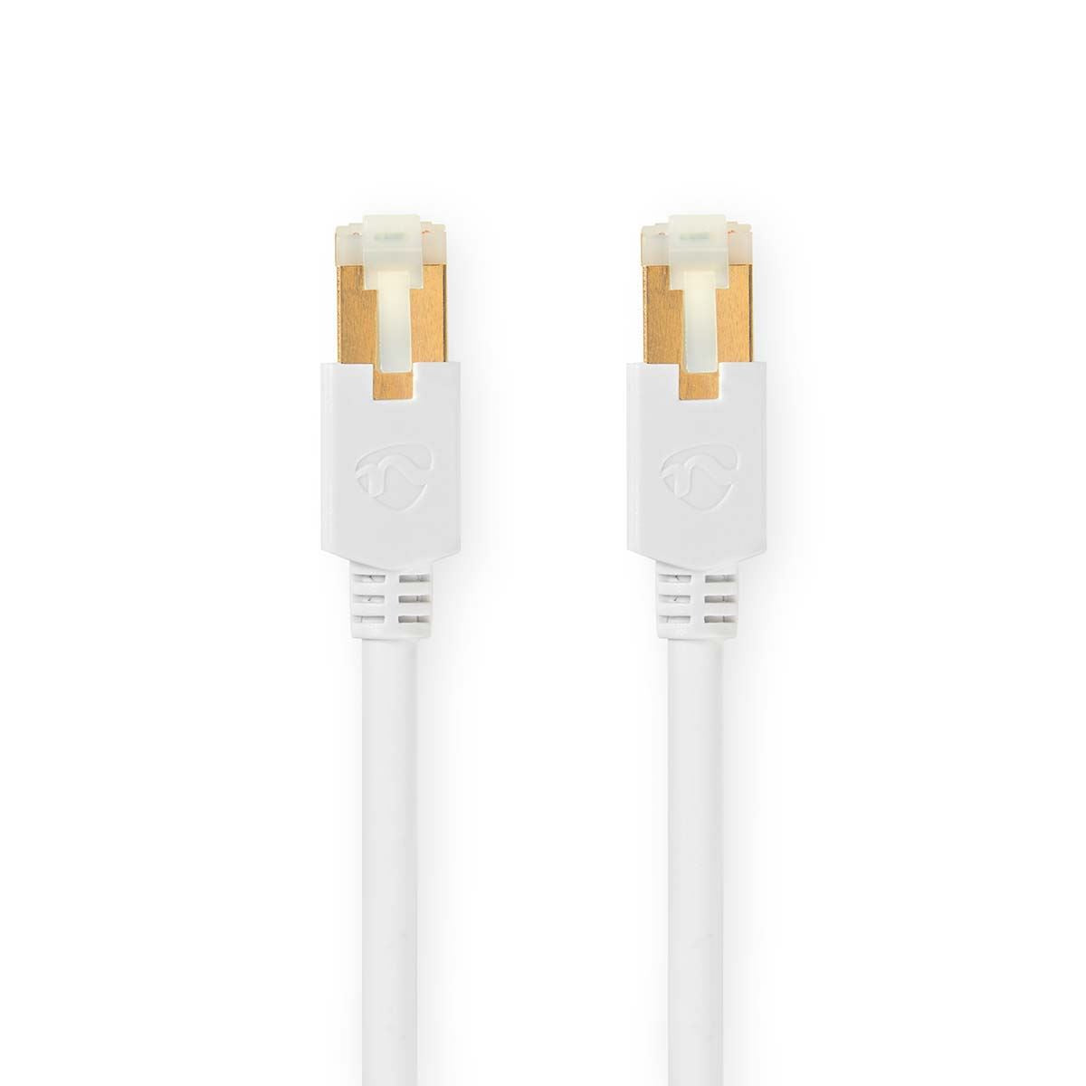 Nedis CCBW85221WT100 | CAT6 Network Cable | RJ45 Male | RJ45 Male | S/FTP | 10.0 m | Round | LSZH / PVC | White | Window Box