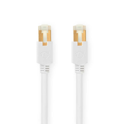Nedis CCBW85221WT100 | CAT6 Network Cable | RJ45 Male | RJ45 Male | S/FTP | 10.0 m | Round | LSZH / PVC | White | Window Box