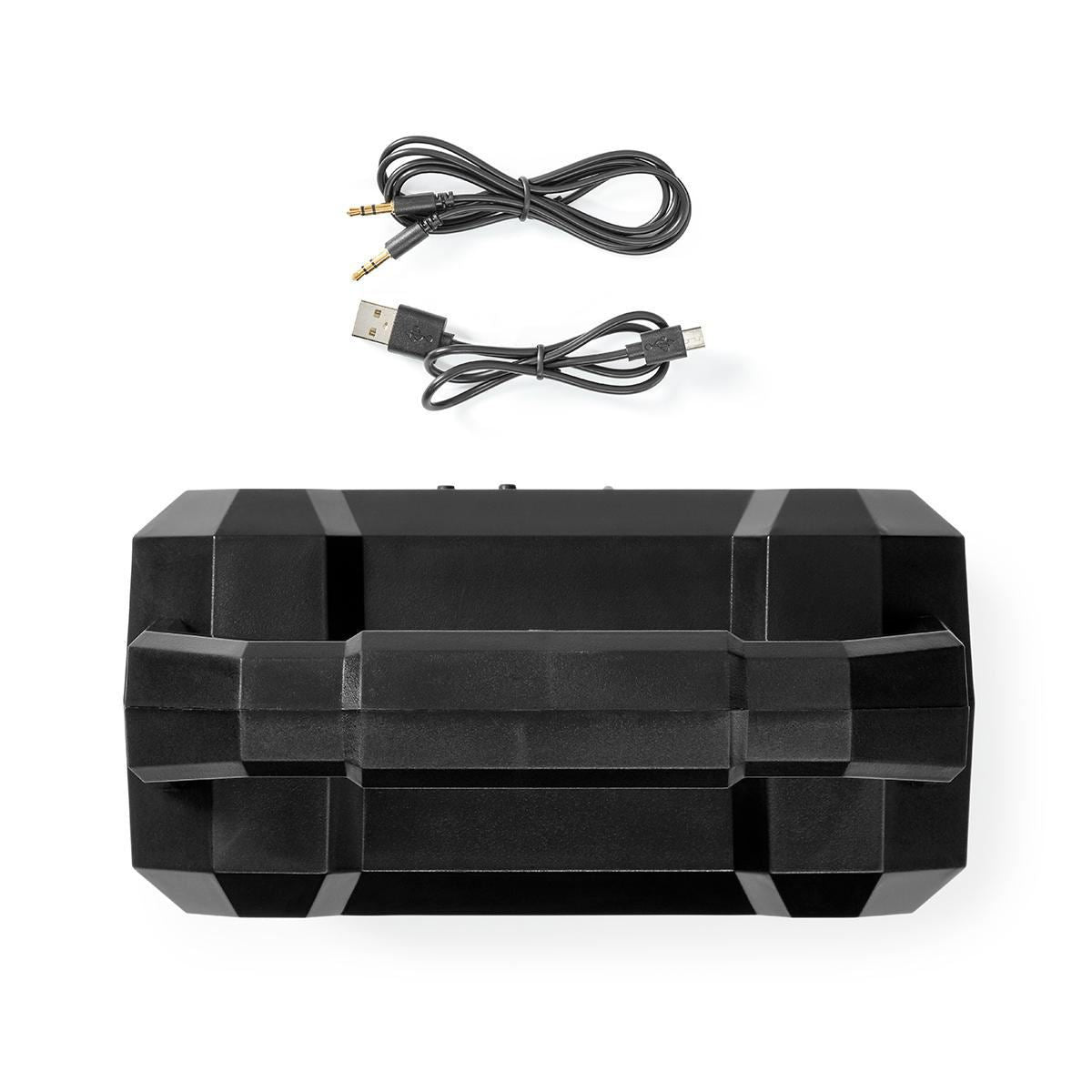 Nedis Bluetooth® Speaker | Maximum battery play time: 13 hrs | Table Design | 5 W | Mono | Built-in microphone | Black