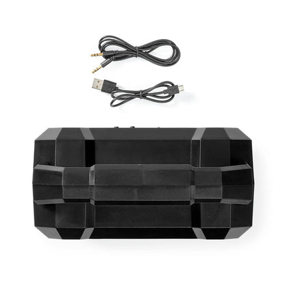 Nedis Bluetooth® Speaker | Maximum battery play time: 13 hrs | Table Design | 5 W | Mono | Built-in microphone | Black