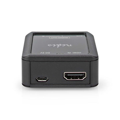 Nedis Digital Audio Converter | 1-way | Connection input: HDMI™ Input | Connection output: 2x (2x RCA Female) / 3.5 mm | Automatic | Anthracite
