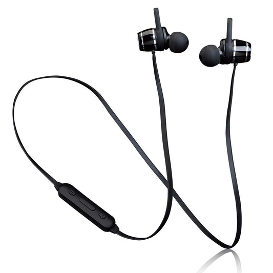 Lenco EPB-030BK | Sports Bluetooth® | Magnetic | Rechargable In-Ear Earphones | Black