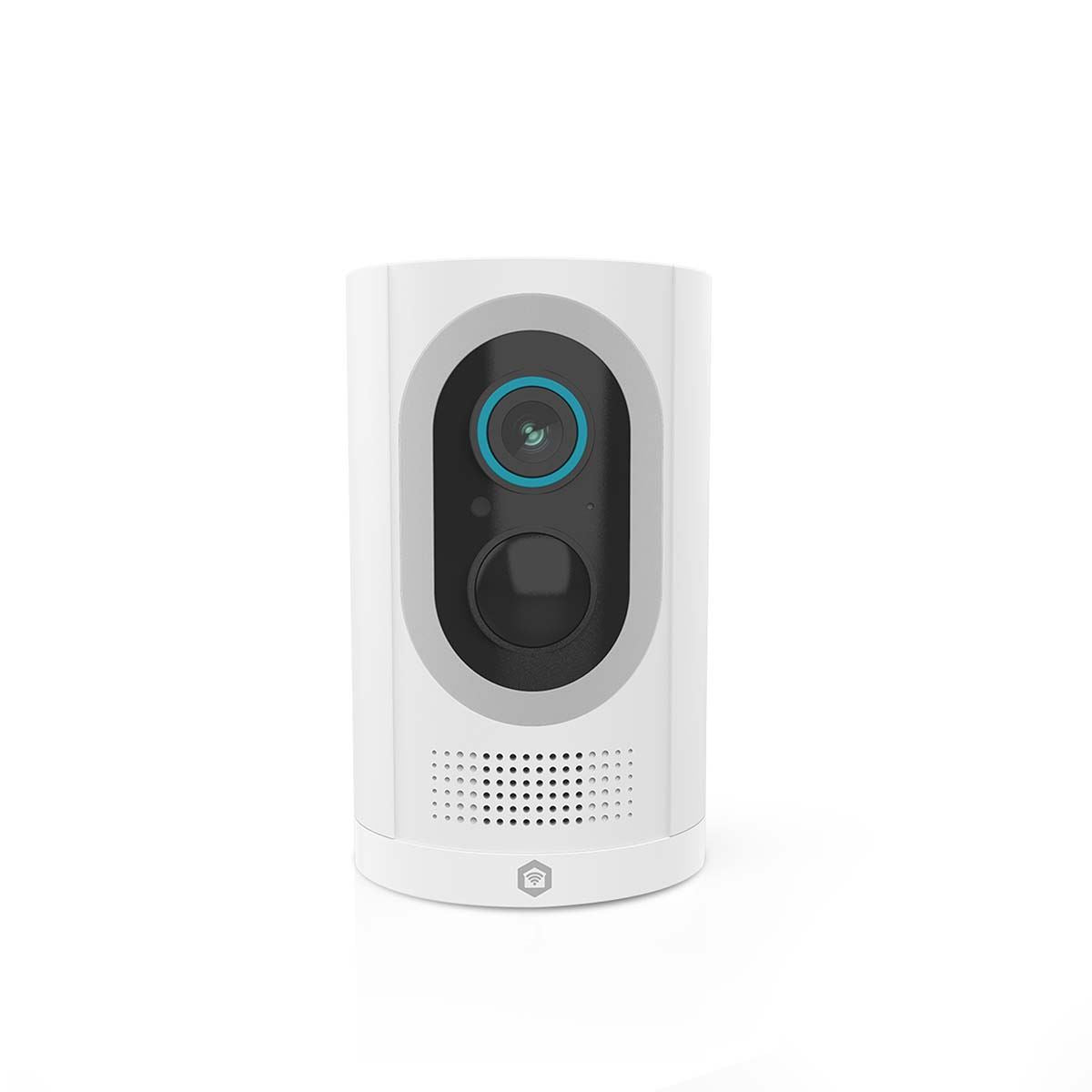 Nedis SmartLife Outdoor Camera | Spotlight | 3MP Full HD 1296p | IP65 | Max. battery life: 6 Months | Cloud Storage (optional) / microSD (not included) | 5 V DC | With motion sensor | Night vision | White