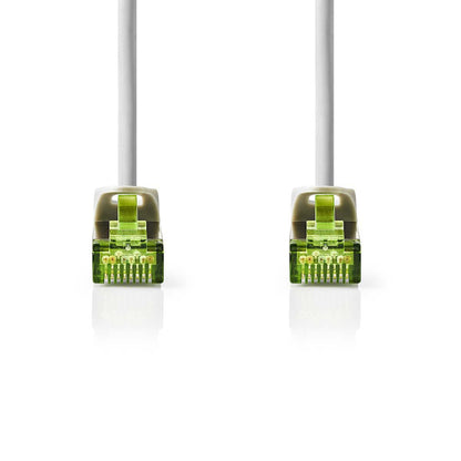 Nedis CAT7 Network Cable | S/FTP | RJ45 Male | RJ45 Male | 10.0 m | Snagless | Round | LSZH | Grey | Label | 12.349.426