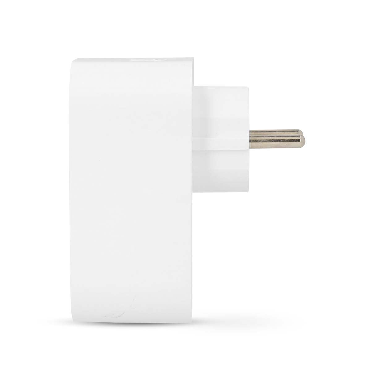 Nedis SmartLife Smart Plug | Wi-Fi | IP21 | Power meter | 3680 W | Type E (CEE 7/6) / 1x USB-C™ / 2x USB | 0 - 55 °C | Android™ / IOS | White | 1 pcs