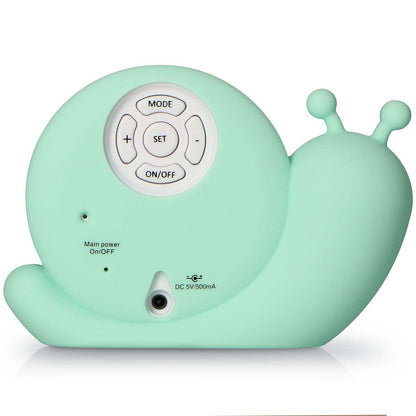 Alecto BC110GN SIMON | Sleep Trainer & Night Lamp Light / Alarm Clock - Green