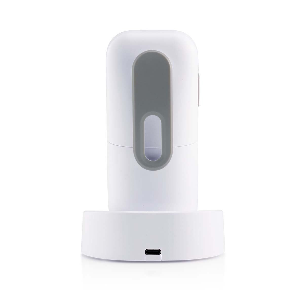 Alecto DBX140 | Modern Full Eco Audio baby monitor with crystal-clear DECT sound quality, display and night light White / Grey