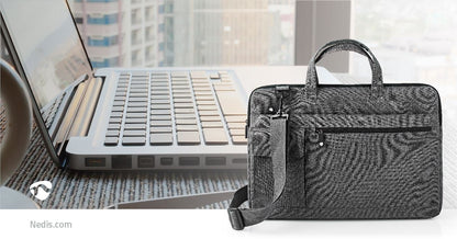 Nedis Notebook Bag | 15 - 16" | Wearing belt | 8 Compartments | 30 mm | 285 mm | 410 mm | Polyester