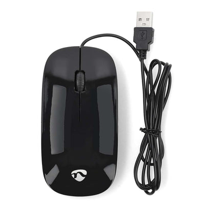 Nedis Mouse | Wired | 1000 dpi | Number of buttons: 3 | Both Handed