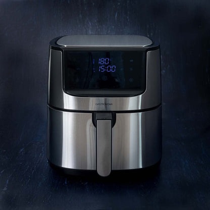 Gastronoma Digital Hot Air Fryer XXL 8 l | 60-min Timer | 8 Presets | Plastic / Stainless Steel